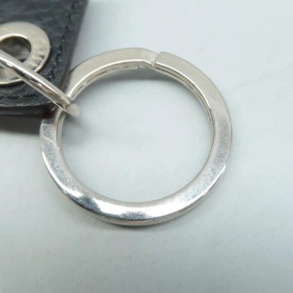 100% Authentic Louis Vuitton LV Letter Red&Blue Silver-tone Leather Bag Charm - Picture 7 of 7